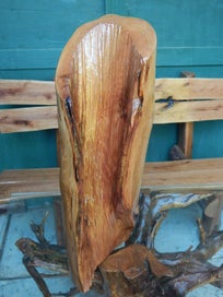 Listing 6 of 12 for `Kanuka Falls' Chainsaw Art & Wine Bottle Holder