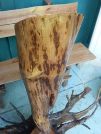 Listing 9 of 12 for `Kanuka Falls' Chainsaw Art & Wine Bottle Holder
