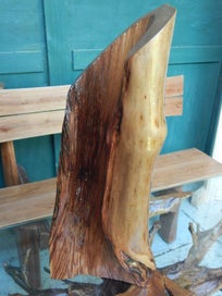 Listing 10 of 12 for `Kanuka Falls' Chainsaw Art & Wine Bottle Holder