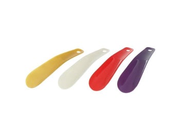 Listing 5 of 9 for 1Pcs Spoon Shape Plastic Shoe Horns Professional Shoehorn Flexible Shoe Lifter