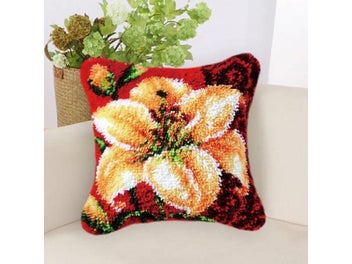 Listing 1 of 9 for Beautiful Flowers Embroidery Hand Knitted Pillow Materials Plant Series DIY