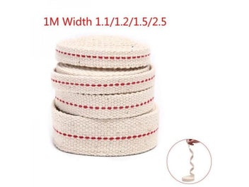 Listing 9 of 11 for 1Meter Kerosene Lamp Wick Braided Cotton Wick Flat Cotton Oil Lamp Wick For Oil