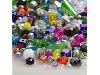 Listing 3 of 6 for Mixed Color Size Shape Total About 10G Loose Austria Crystal Beads Glass Seed