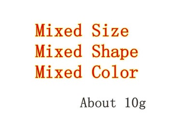 Listing 4 of 6 for Mixed Color Size Shape Total About 10G Loose Austria Crystal Beads Glass Seed