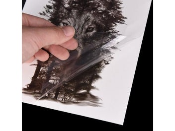 Listing 4 of 9 for 1Pc Waterproof Temporary Tattoo Sticker Chest Clock Wolf Forest Tatto Stickers