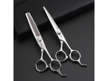 Listing 7 of 9 for Professional Japan 440c 6 Inch Hair Scissors Set Cutting Shears Thinning Barber