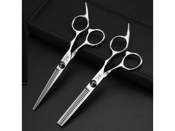 Listing 4 of 9 for Professional Japan 440c 6 Inch Hair Scissors Set Cutting Shears Thinning Barber