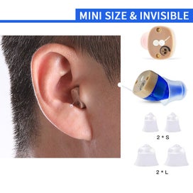 Listing 4 of 5 for Rechargeable Mini In-ear Hearing Aids Elderly Hearing Aids Sound Amplifier