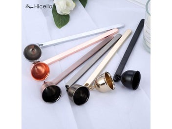 Listing 5 of 9 for 1pc Candle Snuffer Bell Shape Stainless Steel Vintage Candle Wick Extinguisher