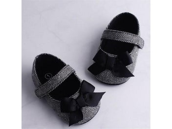 Listing 5 of 11 for Infant Baby Girl Shoes 0-18M 3 Colors With Bowknot And Soft Sole For First