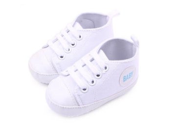 Listing 7 of 11 for Newborn Infant Baby Boy Girl Kid Soft Sole Shoes Sneaker 0-12 Months