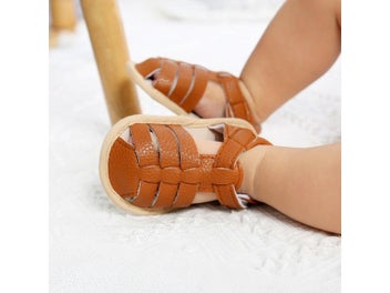 Listing 7 of 10 for Baby Boy Girl Summer Toddler Flats Sandals Soft Rubber Sole Anti-Slip Bowknot