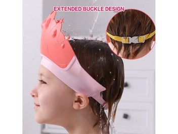 Listing 7 of 10 for Baby Shower Cap Baby Shampoo Cap Bathing Shower Cap