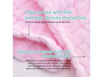 Listing 5 of 10 for Baby Muslin Washcloths Soft Newborn Face Towel For Sensitive Skin - Baby