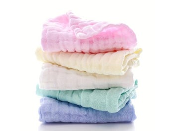 Listing 7 of 10 for Baby Muslin Washcloths Soft Newborn Face Towel For Sensitive Skin - Baby