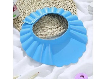 Listing 7 of 10 for Adjustable Waterproof PVC Bath Cap For Baby Shower Bathing