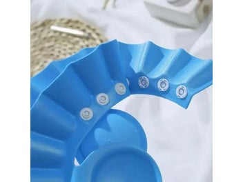 Listing 8 of 10 for Adjustable Waterproof PVC Bath Cap For Baby Shower Bathing