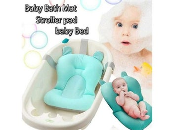 Listing 3 of 10 for Baby Shower Bath Tub Pad Newborn Bathtub Mat Safety Cushion