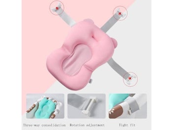 Listing 5 of 10 for Baby Shower Bath Tub Pad Newborn Bathtub Mat Safety Cushion