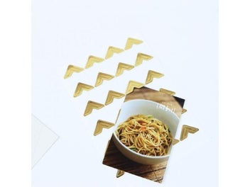 Listing 4 of 9 for 120 Pcs/Lot 5 Sheets Vintage Corner Kraft Paper Stickers For Photo Albums Decor