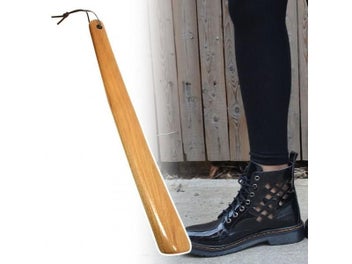 Listing 7 of 9 for Shoe Horn Long Handle Wooden Professional Comfortable Shoe Horn Tool For Women