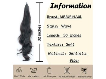 Listing 3 of 9 for Synthetic Hair Extensions