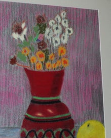 Listing 12 of 20 for +++ VIBRANT ORIGINAL PASTEL STILL LIFE PAINTING +++