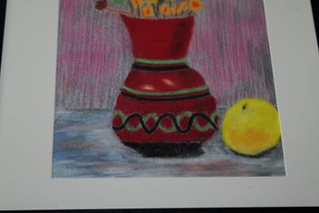 Listing 20 of 20 for +++ VIBRANT ORIGINAL PASTEL STILL LIFE PAINTING +++