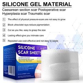 Listing 7 of 20 for Silicone Scar Sheets Silicone Scar Tape Roll Scar Silicone Strips 4cm x 3m