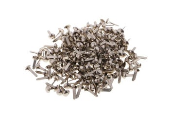Listing 1 of 8 for 200pcs Mini Decorative Round Head Split Pins Metal Brads Paper Fasteners For