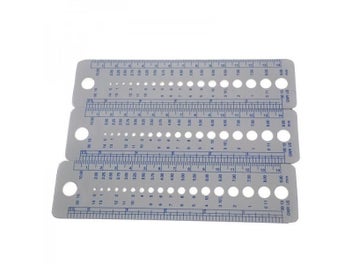 Listing 1 of 6 for 1 Sztuk Z Tworzywa Sztucznego DIY Sweter Z Dzianiny Igly Linijka Akcesoria Do