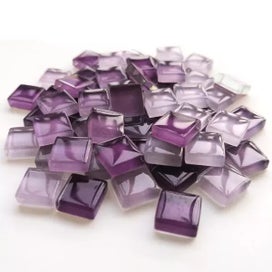 Listing 4 of 8 for 300g/10.58oz (ok. 300 Sztuk) Szklane Plytki Z Mozaika 1cm/0.39in Kwadratowe