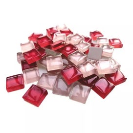 Listing 5 of 8 for 300g/10.58oz (ok. 300 Sztuk) Szklane Plytki Z Mozaika 1cm/0.39in Kwadratowe