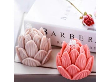 Listing 3 of 8 for Aromatherapy Candle Silicone Mold 3D Lotus Flower Shape Soap Silicone Mould DIY