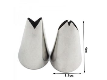 Listing 5 of 8 for Mujiang 13Pcs/Set Russian Icing Piping Tips 1 Pcs Silicone Bag 2 Coupler Leaf