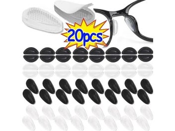 Listing 7 of 9 for Silicone Glasses Nose Pads Soft Non Slip Air Cushion For Holder Transparent