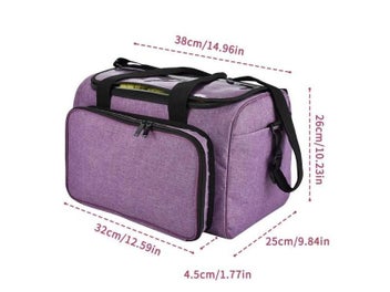 Listing 6 of 9 for Knitting Bag Portable Yarn Tote Storage Bag Wool Crochet Hooks Knitting Needles