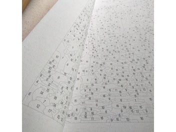 Listing 4 of 8 for RUOPOTY Frame Paris Street DIY Painting By Numbers Kit Landscape Picture By