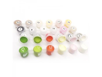 Listing 6 of 8 for RUOPOTY Frame Paris Street DIY Painting By Numbers Kit Landscape Picture By