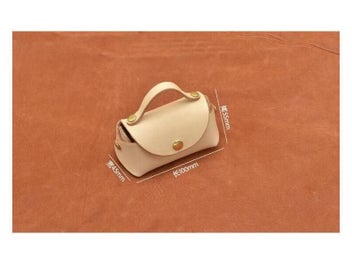 Listing 4 of 6 for DIY Leather Craft Mini Bag Small Coin Purse Sewing Pattern Pvc Template