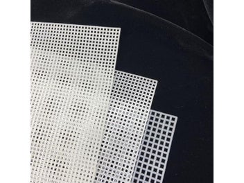 Listing 6 of 9 for Plastic Mesh Cloth Bag Rug Thread Hook Craft Supplies Hook Crafts Durable Grid
