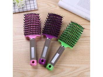 Listing 4 of 8 for Hair Scalp Massage Comb Hairbrush Bristle Women Wet Curly Detangle Hair Brush