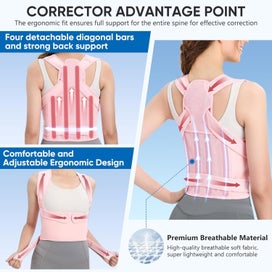 Listing 5 of 11 for Back Brace Posture Corrector - Medium (Clearance Sale)