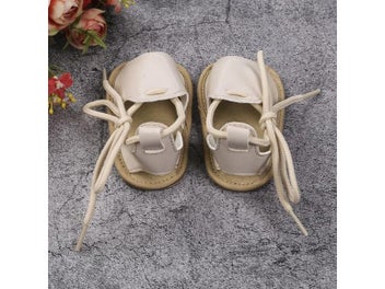 Listing 5 of 10 for New Baby Boys Girls Casual Shoes Cute Summer Lace Up Sandals Soft Anti-Slip
