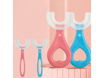 Listing 3 of 10 for Baby Toothbrush 360 Degree U-shaped Food-Grade Silicone For Kids Oral Care