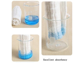 Listing 7 of 9 for 5PCS Baby Bath Towel 6-Layer Gauze Hand Wipe For Newborns