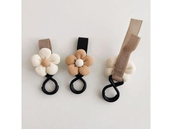 Listing 7 of 10 for Baby Stroller Hook Sweet Flower Children Cart Umbrella Hanging Bag Storage Loop