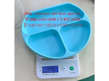 Listing 4 of 10 for Children's Baby Silicone Sucker Bowl Tableware Set With Smile Face