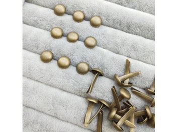 Listing 5 of 8 for FISHWAVES 100pcs Bronze Vintage Metal Brads Diy Photo Album And Crafts