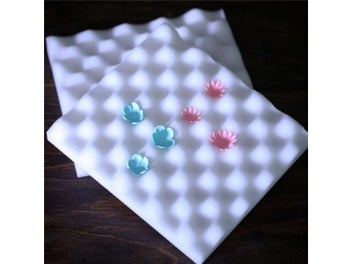 Listing 3 of 8 for 2pcs Foam Drying Pads Sponge Mats Cake Fondant Sugar Flower Tool Mold Mat